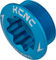 KCNC Left Crank Bolt for Shimano - blue/Shimano