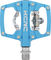 KCNC AM Trap Click / Platform Pedals - blue