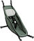 Croozer Babysitz für Kinderanhänger - jungle green-black