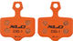 XLC Disc BP-O21 Brake Pads for Avid / SRAM - orange/Organic