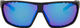 uvex sportstyle 706 CV Sports Glasses - black matte/buzzy blue