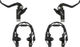 Magura HS 33 R Rim Brake Set - black/2 finger