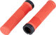 OneUp Components Puños de manillar delgados con bloqueo - red/138 mm