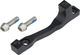 Hope Disc Brake Adapter for 220 mm Rotors - black/PM 8" to PM +17 mm