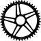 Wolf Tooth Components Direct Mount Chainring for Easton Cinch - black/44 