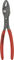 Knipex Alicates de agarre frontal TwinGrip - rojo