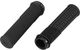 Peaty's Poignées de guidon Knurl Lock-On Monarch Grips - black/thin