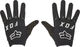 Fox Head Youth Dirtpaw Full Finger Gloves - black-white/L