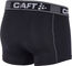 Craft Greatness Bike Boxer Fahrrad-Unterhose - black-white/S