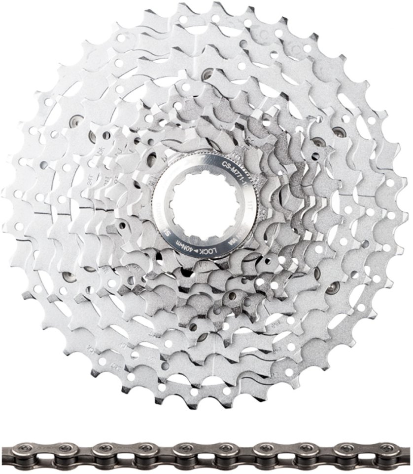 10 speed cassette and chain